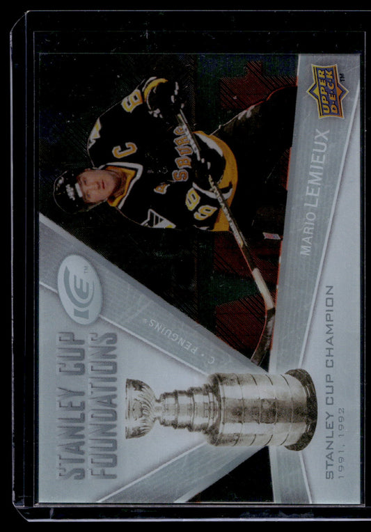 2008-09 Upper Deck Ice - Stanley Cup Foundations - Mario Lemieux #SCF-ML