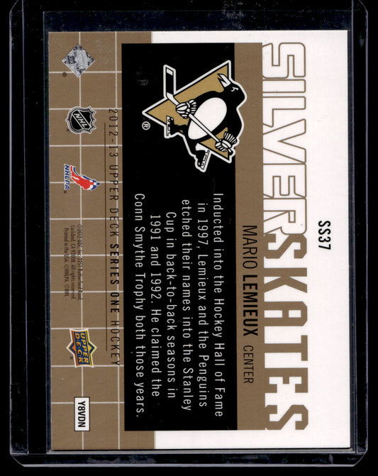 2012-13 Upper Deck - Silver Skates - Gold - Mario Lemieux #SS37