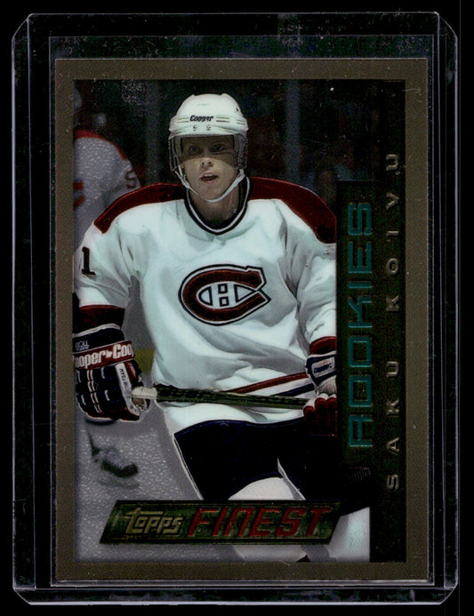 1995-96 Topps Finest - Saku Koivu #85