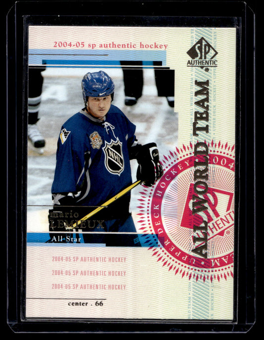 2004-05 Upper Deck SP Authentic - All World Team - Mario Lemieux #138