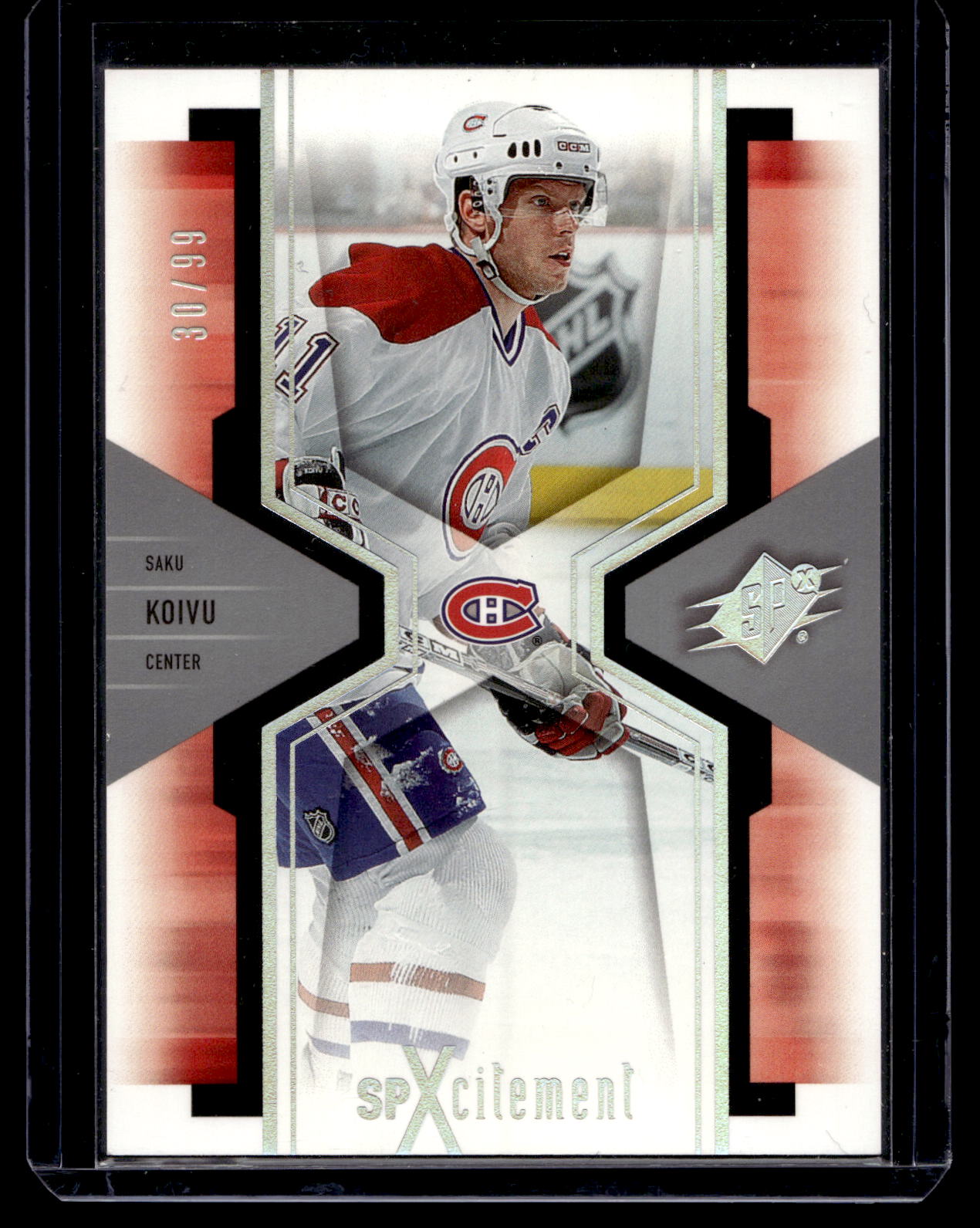2006-07 Upper Deck SPx - SPXcitement - Spectrum - Saku Koivu #X55 /99