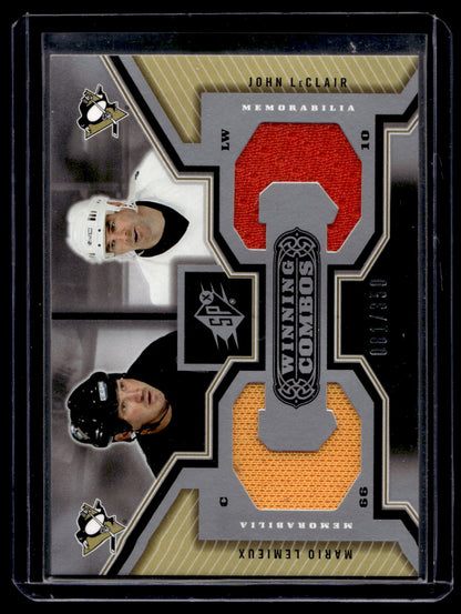 2005-06 Upper Deck SPx - Winning Combos - Mario Lemieux / John LeClair #WC-LF /350
