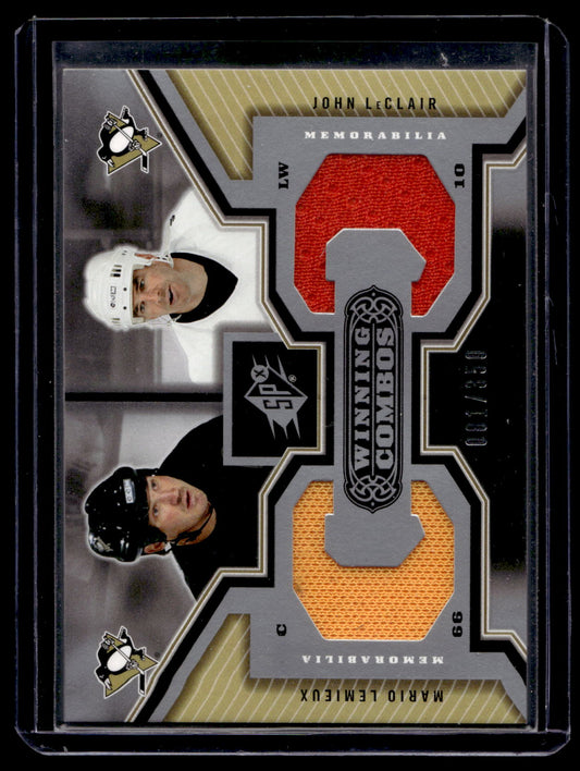 2005-06 Upper Deck SPx - Winning Combos - Mario Lemieux / John LeClair #WC-LF /350